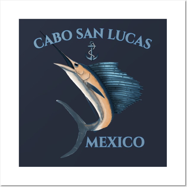 Deep Sea Fishing Cabo San Lucas Wall Art by macdonaldcreativestudios